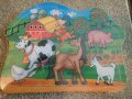 ^^ Фермата ^^ - голям дървен пъзел за деца , снимка 1 - Рисуване и оцветяване - 23661996