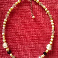 гердан/колие от естествени перли, снимка 1 - Колиета, медальони, синджири - 16836381