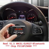Авто Диагностичен скенер Ancel ELM 327 OBD2 Bluetooth V1.5, снимка 1 - Аксесоари и консумативи - 18398995
