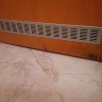 Вентилационна решетка за врата: баня, тоалетна, кухня - 1 бр. алуминии, снимка 1 - Врати за баня - 20840940