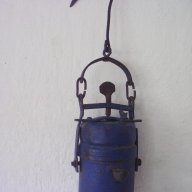 Стара миньорска лампа, снимка 1 - Антикварни и старинни предмети - 10745702