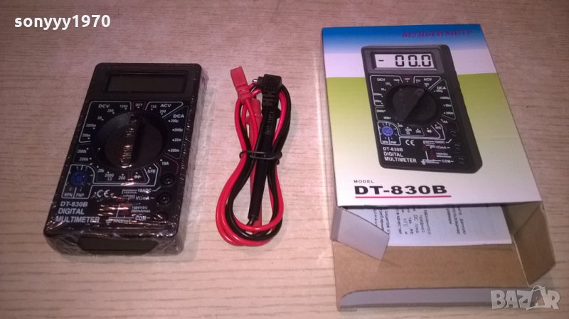 мултицет с кабели и батерия-нов, снимка 1