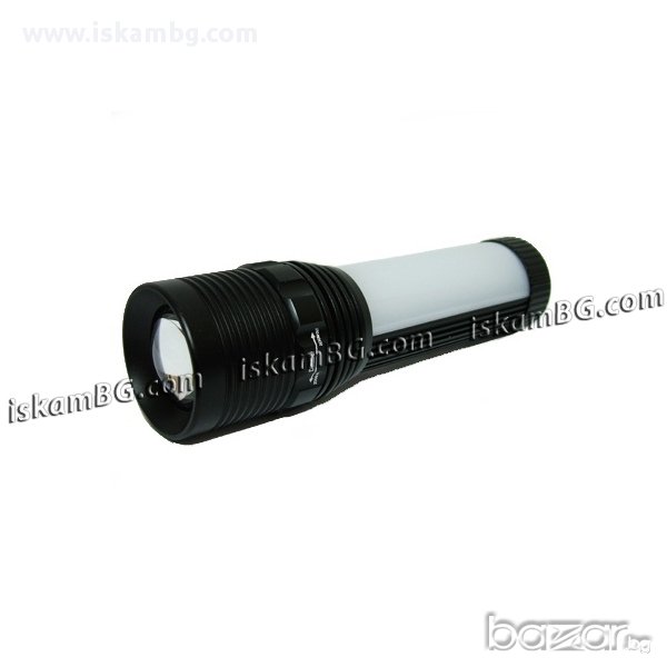 Мощен Q5 LED фенер с аварийни светлини, снимка 1