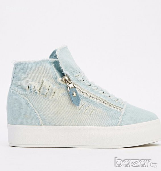 Ликвидация!Светлосини дънкови платформи, снимка 1