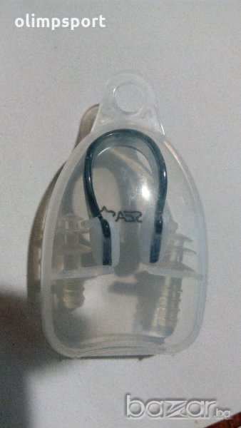 тапи за уши и щипки за нос  комплект модел seas нови в кутийка универсален размер , снимка 1