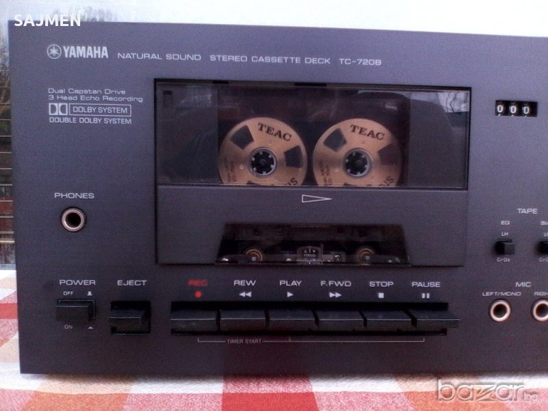  YAMAHA TC-720B 3HEAD Hi-fi.ДЕК, снимка 1
