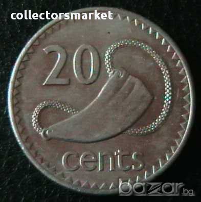 20 цента 1987, Фиджи, снимка 1