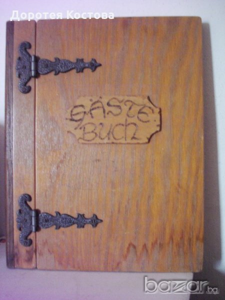 Старо дървено меню, снимка 1