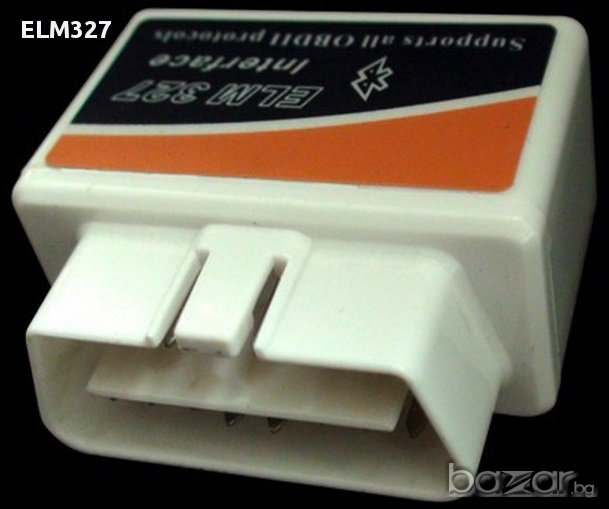 Мини Bluetooth ELM327 OBD2 универсален интерфейс за автодиагностика - White - Professional Edition, снимка 1
