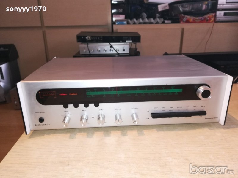 scott stereomaster 637s receiver-внос франция, снимка 1