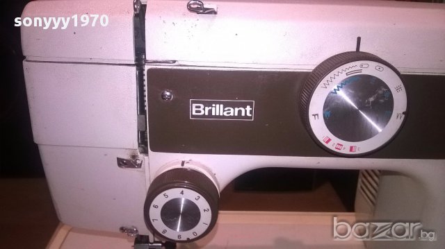 Brillant-шевна машина с мотор и педал-внос швеицария, снимка 8 - Други машини и части - 15169513