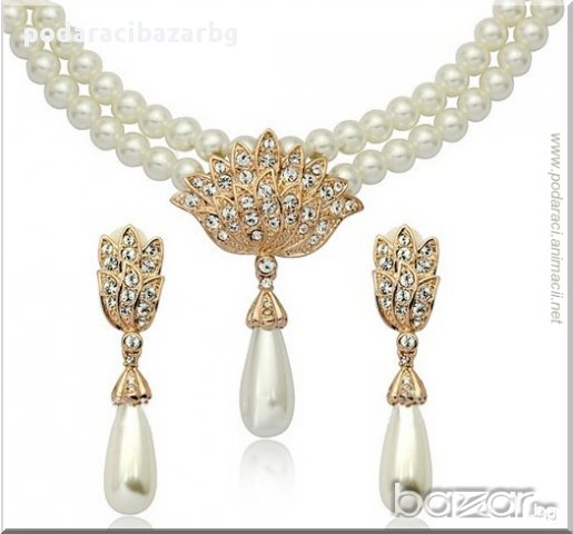 КОМПЛЕКТ – ДВУРЕДНИ ПЕРЛИ, снимка 1