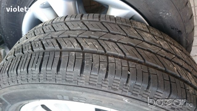 4 броя гуми 215/60/17 от Нисан Джук- 150лв, снимка 2 - Гуми и джанти - 13407862
