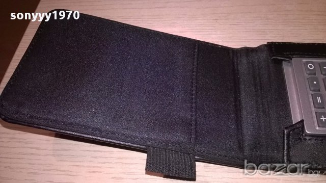 Кожен калъф с каклулатор-14х9см-внос швеицария, снимка 7 - Антикварни и старинни предмети - 17577881