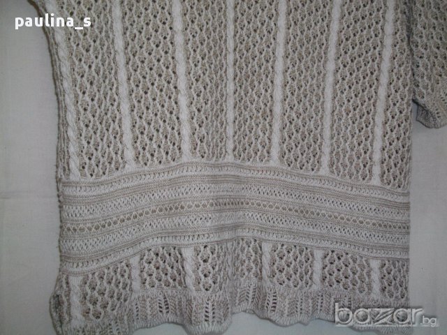 Памучна блуза / плетена дантела / голям размер / хипоалергична, снимка 5 - Корсети, бюстиета, топове - 14467160