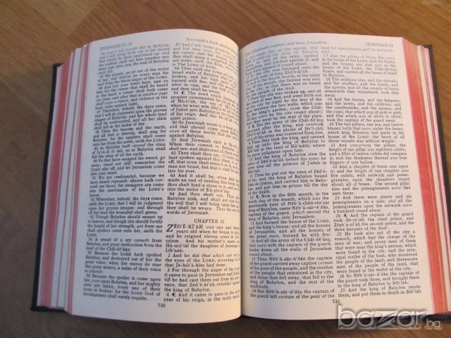 †Старинна американска библия American Bible - 1094 ст. стария и новия завет , снимка 5 - Антикварни и старинни предмети - 18166262