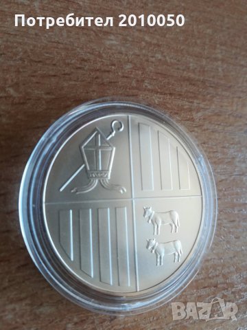 Сребърна монета от Андора, снимка 2 - Нумизматика и бонистика - 24819714