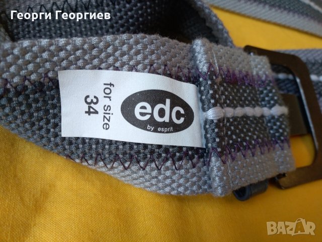 2 нови мъжки колана EDC by Esprit /ЕДС бай Есприт,100% оригинал, снимка 6 - Колани - 23324651
