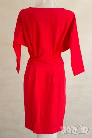 Червена памучна рокля марка Folly - EU 36, снимка 4 - Рокли - 22695385