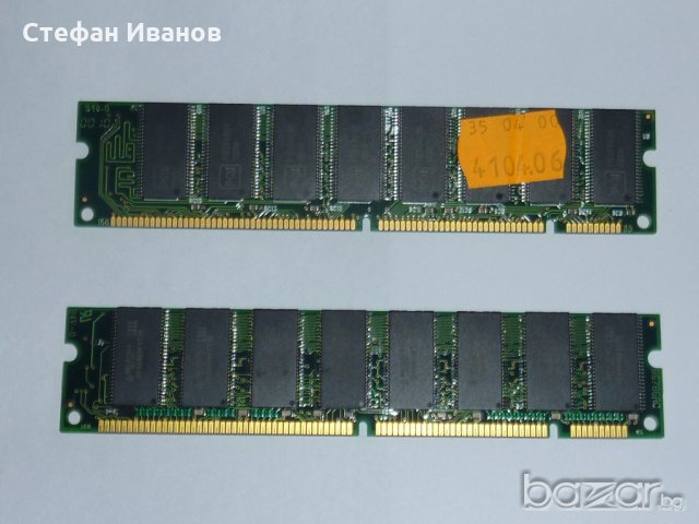 Рам памет sdram 512mb - 4 x 128mb., снимка 6 - RAM памет - 20270081