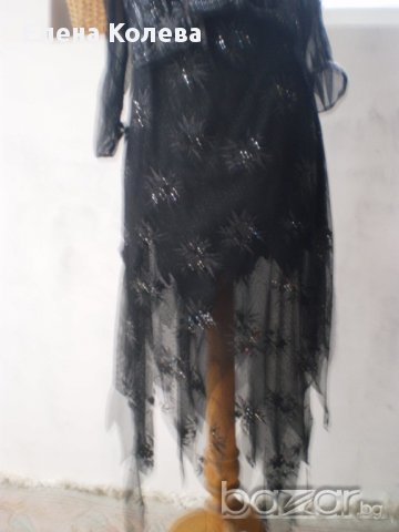 Елегантна официална бална рокля и шал/воал, снимка 8 - Рокли - 16591514