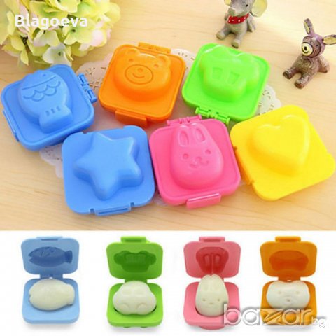 Бенто формичка (преса) за варени яйца и декорация на ориз, снимка 1