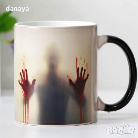 Магическа чаша Зомби подаръчна чаша за чай The walking dead 300ml, снимка 1 - Чаши - 23855292
