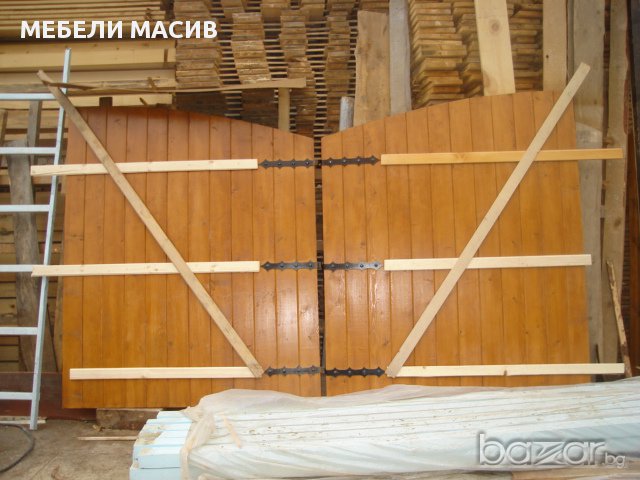 Дървени ковани врати, оградни  и декоративни пана, снимка 6 - Дограми - 12319584