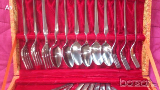 Комплект прибори за хранене – нов 24 части, снимка 2 - Прибори за хранене, готвене и сервиране - 20400138