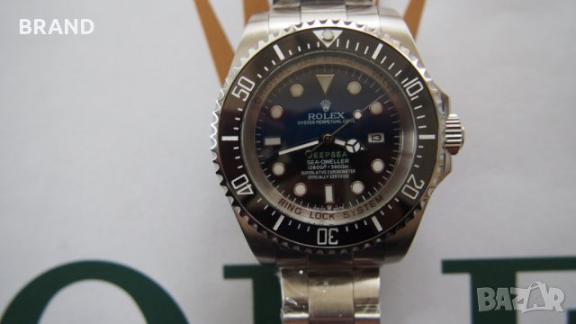 Масивен мъжки часовник ROLEX Deepsea Sea-Dweller D-Blue 44мм клас ААА+, снимка 8 - Мъжки - 24363699