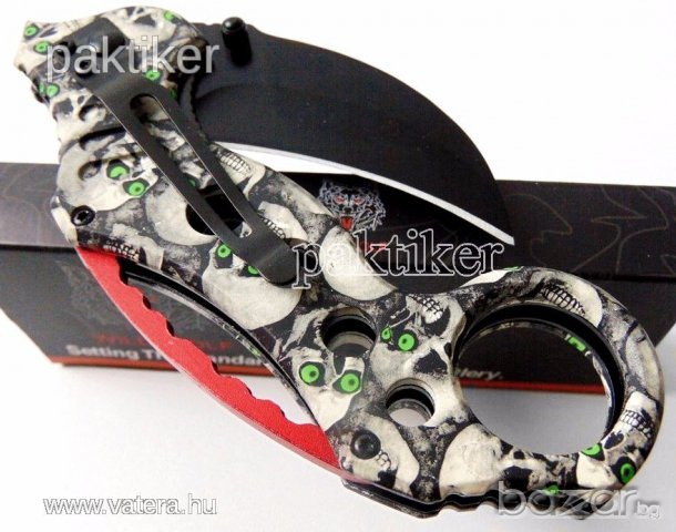 Карамбит Wild Wolf /черепи/, снимка 13 - Ножове - 17297641