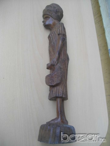 Статуетка африканска от дърво 4, снимка 2 - Статуетки - 7829536