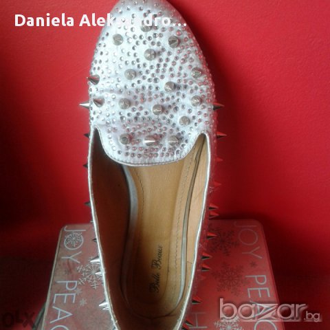 Belle Beaux-уникален модел с шипове и камъни, снимка 3 - Дамски ежедневни обувки - 10394159