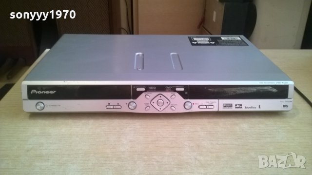 pioneer dvr-433h-s hdd & dvd recorder-внос швеицария