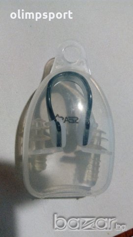 тапи за уши и щипки за нос  комплект модел seas нови в кутийка универсален размер 