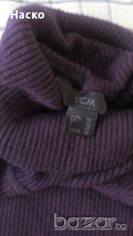 TCM, лилава плетена рокля , снимка 3 - Рокли - 13010378