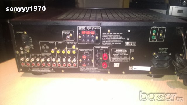 onkyo tx-sv 525r audio video control tuner amplifier-300watts-внос швеицария, снимка 5 - Ресийвъри, усилватели, смесителни пултове - 8949386