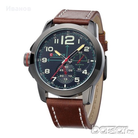 Елегантен мъжки часовник CURREN 81826, снимка 3 - Мъжки - 13299237