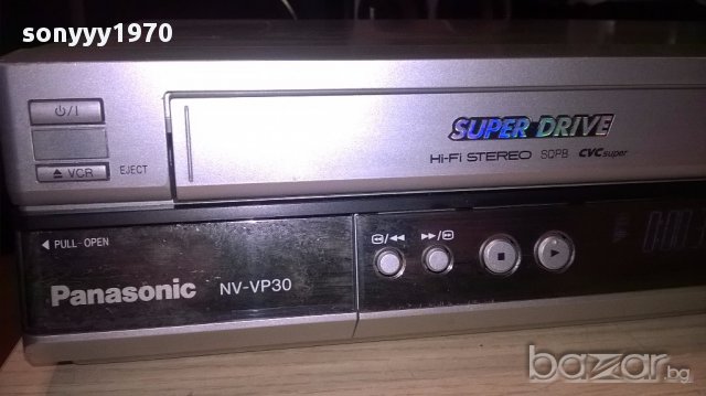 Panasonic nv-vp30ec-s hifi video+dvd+optical out-внос швеицария, снимка 11 - Ресийвъри, усилватели, смесителни пултове - 15154654