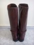 Уникални дамски ботуши - CD - естествена тележка кожа , снимка 3