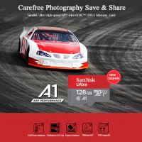 Карта памет клас 10 SanDisk 32 GB Micro SD 100Mb/s микро сд TF карта за телефон таблет фотоапарат, снимка 7 - Карти памет - 21870295