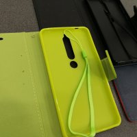 Nokia 6.1 2018 тефтер и силиконов гръб Carbon, снимка 3 - Калъфи, кейсове - 21725148