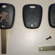 Кутийка ключ с 2 бутона за Пежо Peugeot 107, 207, 307, 308, 407, 408, 607, снимка 1 - Аксесоари и консумативи - 17867943