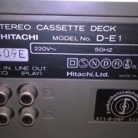 hitachi d-e1-stereo deck-made in japan-внос франция, снимка 18 - Декове - 22390509