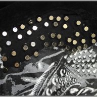 PHILIPP PLEIN BLACK STUDDED DJ MUSIC SKULL Мъжка Плюшена / Ватирана Риза size S / M, снимка 6 - Ризи - 9268124