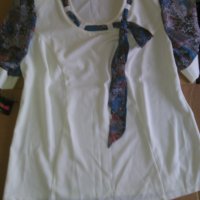 Нова стилна блуза + подарък още две блузки , снимка 3 - Ризи - 23745078
