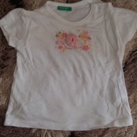 тениска benetton , снимка 1 - Бебешки блузки - 22183064