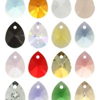 Сваровски Обеци 6мм,''Rivoli''Crystals from SWAROVSKI ® , снимка 7 - Гривни - 23351600