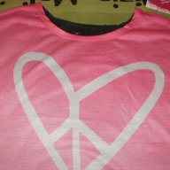 Тениска в розово с щампа сърце,нова,за 7-8 и за 9-10 годишно момиче, снимка 9 - Детски тениски и потници - 10650554