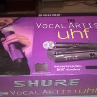 shure sm58-the vocal artist uhf microphone-внос швеицария, снимка 1 - Микрофони - 22540151